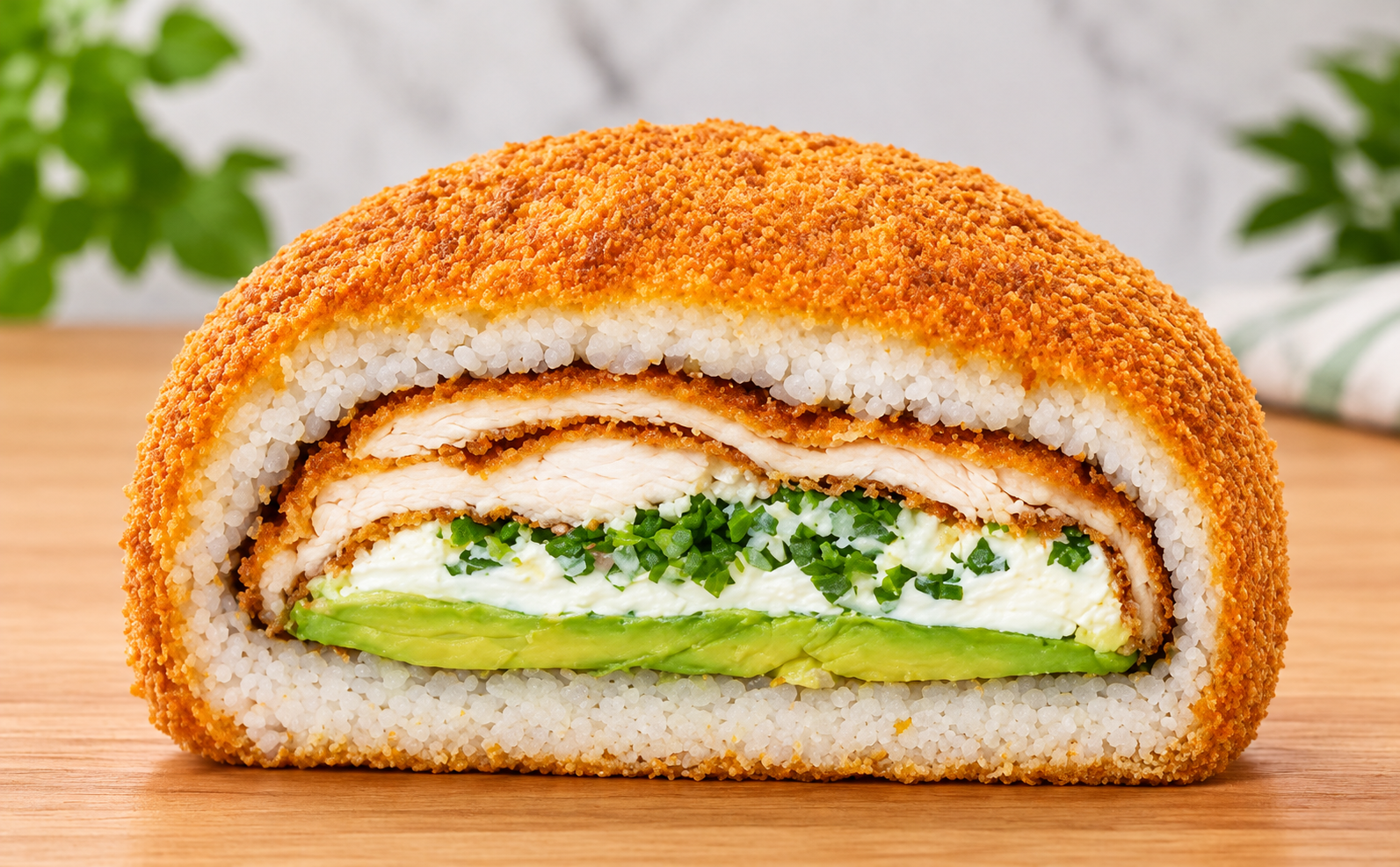 Sushi Burger de Pollo